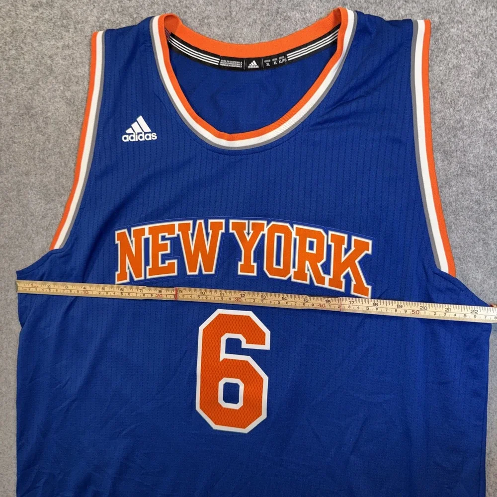 Adidas Kristaps Porzingis New York‎ Knicks Jersey XL Blue Swingman Polyester